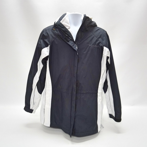 columbia black and white jacket